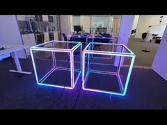 Profil LED Cube Lumineux à Trois Côtés