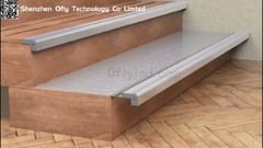 Éclairage d'escalier Profil LED en aluminium