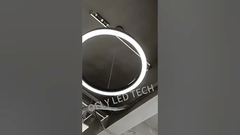 L'éclairage à profil en aluminium à LED en cercle suspendu