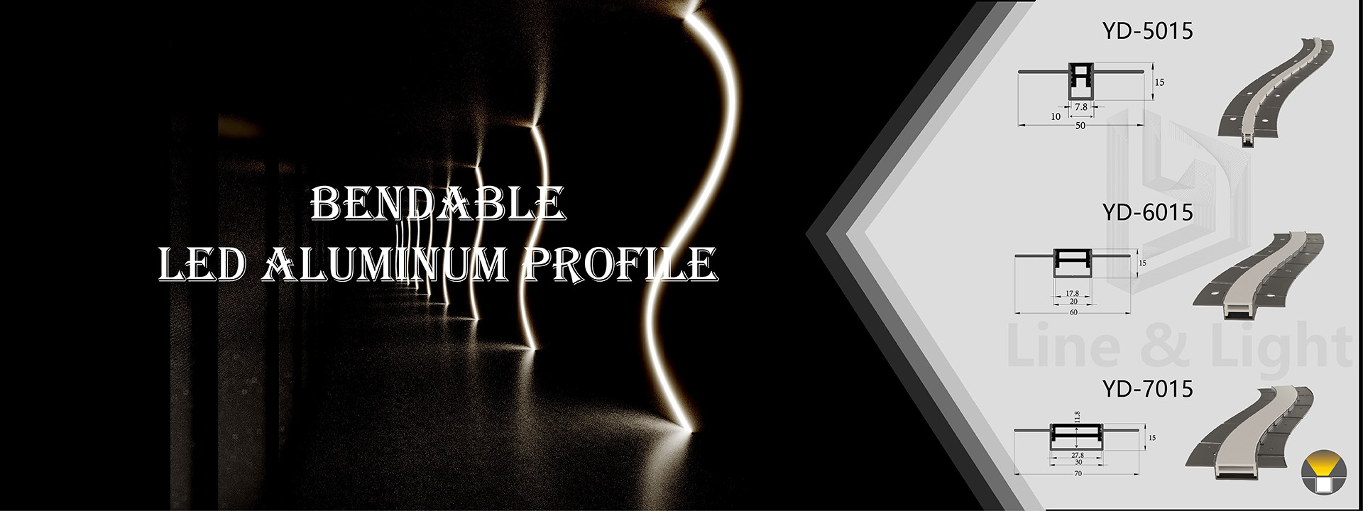 Qualité Profil mené en aluminium usine