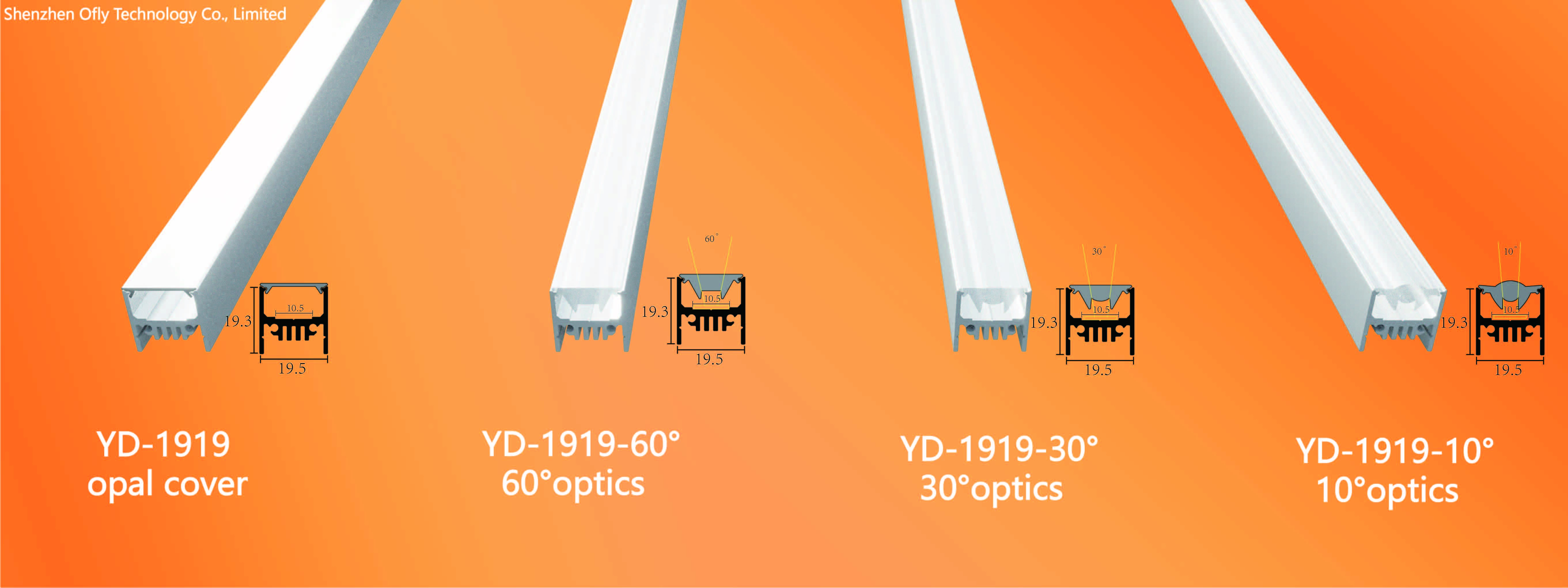 Qualité Profil mené en aluminium usine