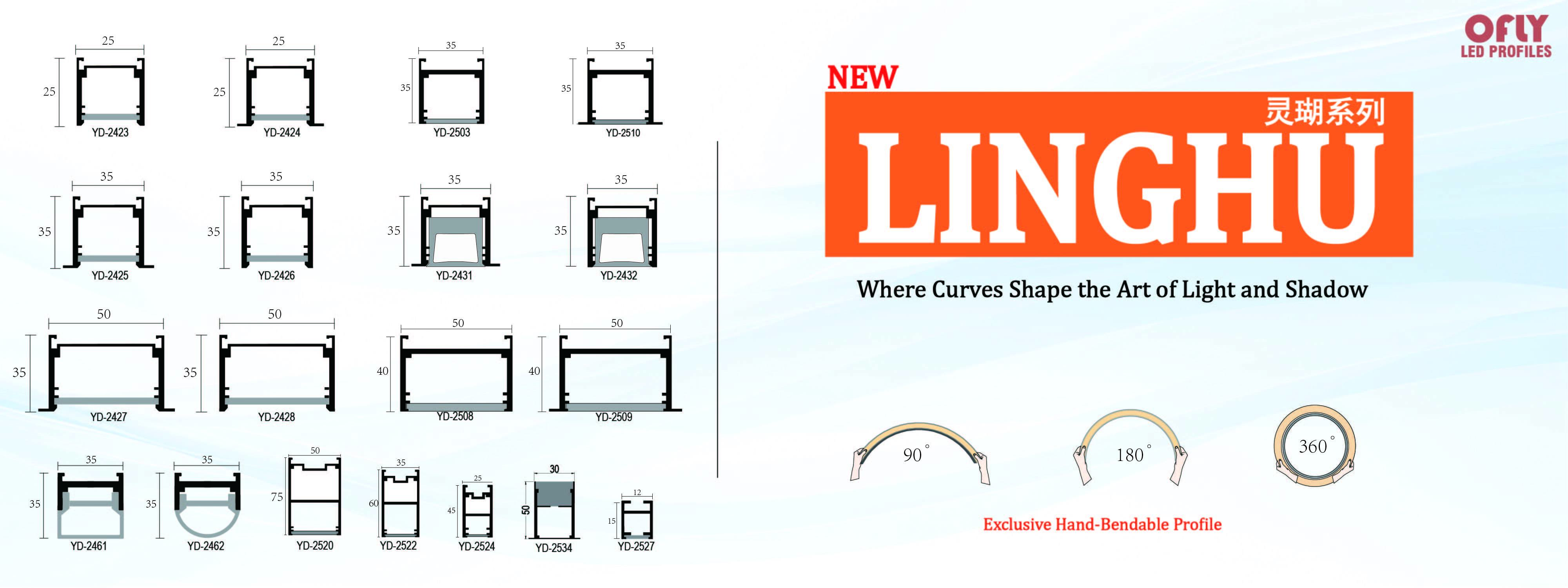Qualité Profil mené en aluminium usine
