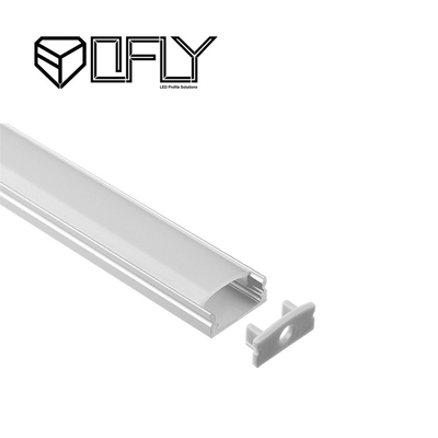 La surface a monté l'extrusion en aluminium 17.3*8.2mm de profil de LED pour la bande de LED