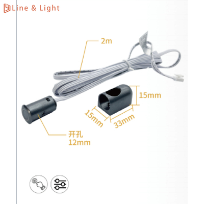 Commutateur de capteur tactile de lumière LED 12V 24V avec capteur tactile à atténuation sans pas