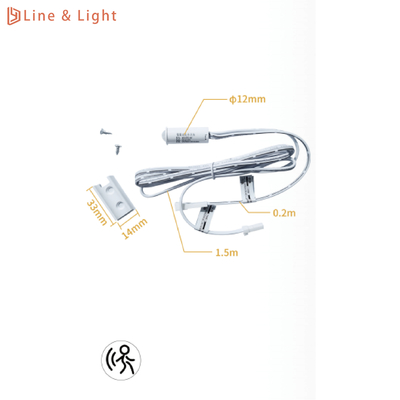 Contrôle séparé Capteur de corps humain à une pièce Capteurs de lumière LED avec lentille de Fresnel